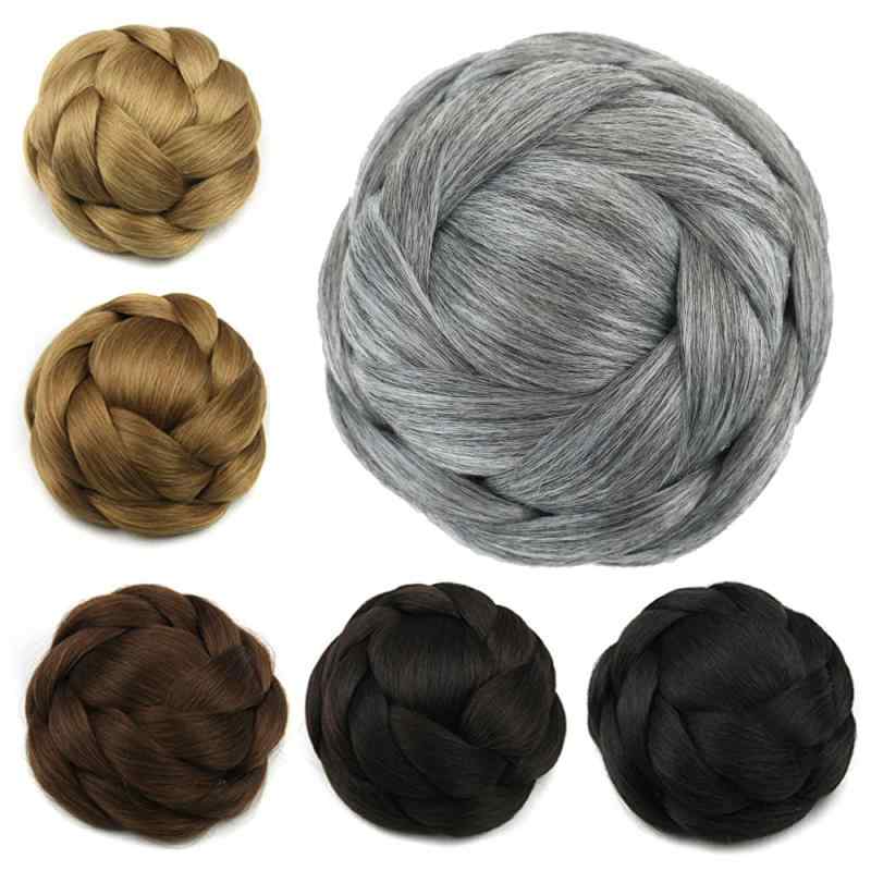 ヘアアクセサリー レディース ウィッグ シュシュ 団子ウィッグ 高温糸 和装 髪飾り まとめ髪 普段使い ..