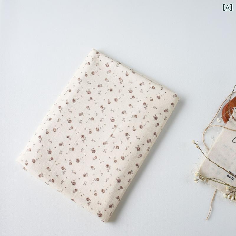 パジャマ 親子ペア レディース 秋冬 全綿100% かわいい 小花柄 プリント クリーム色 部屋着 寝巻き [2]