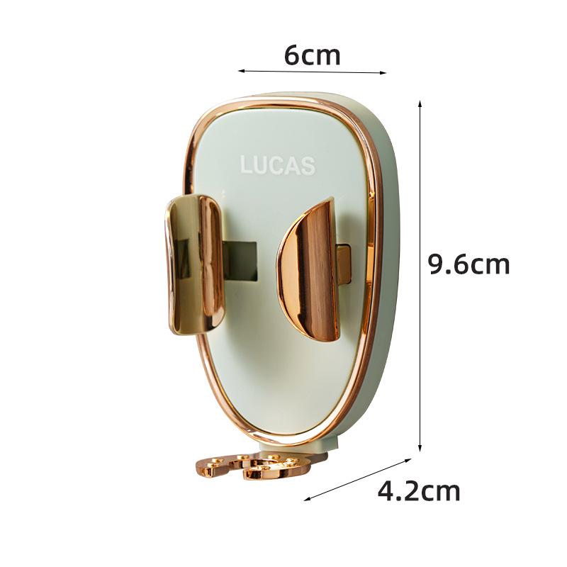 歯ブラシスタンド 壁掛け式 吸盤式 歯ブラシホルダー 電動歯ブラシ 歯ブラシ立て ABS製 白金色 黒金色 ..