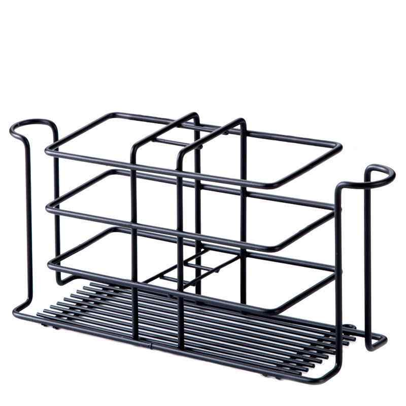 歯ブラシスタンド 壁掛けタイプ 歯ブラシホルダー 洗面所 収納 コップ付き 鉄製 ブラック ホワイト