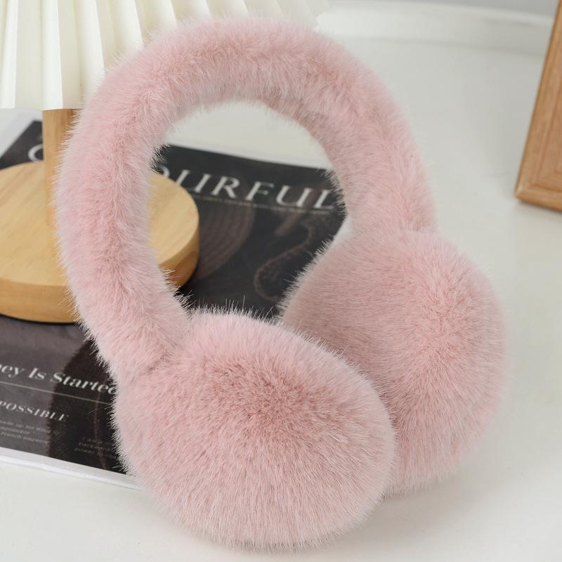 イヤーマフ レディース メンズ 防寒 イヤーウォーマー 耳あて かわいい ふわふわ もこもこ 無地 秋冬 ..