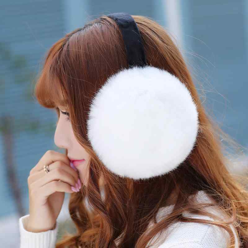 イヤーマフ レディース ガールズ 秋冬 防寒 あったか イヤーウォーマー 折りたたみ かわいい ふわふわ もこもこ 通学 通勤 旅行 グレー ピンク