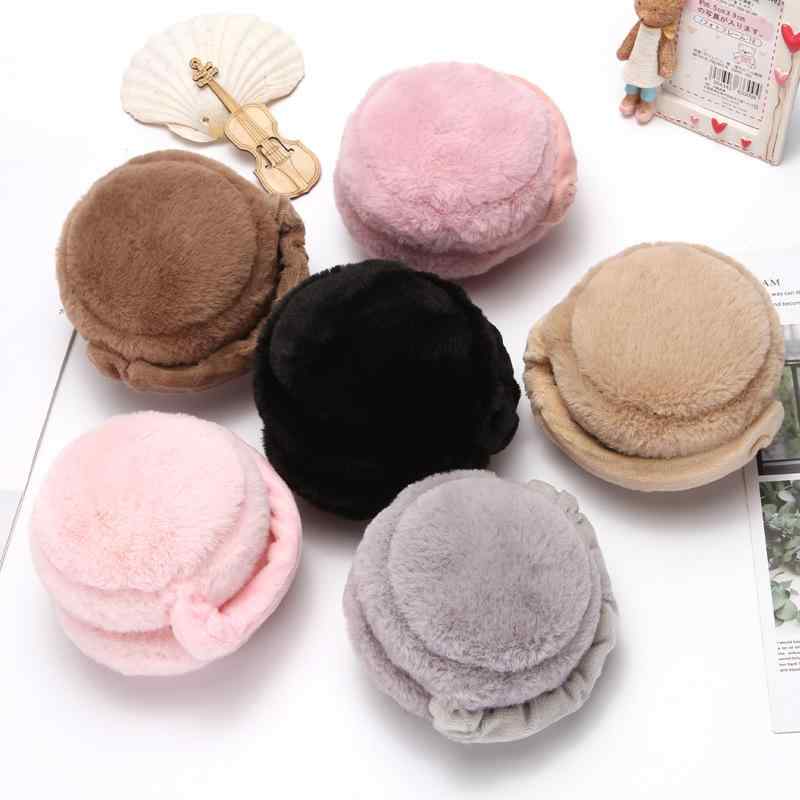 イヤーマフ レディース メンズ 折りたたみ かわいい ハンバーガー 耳あて 毛糸 ニット 伸縮性 あったか..