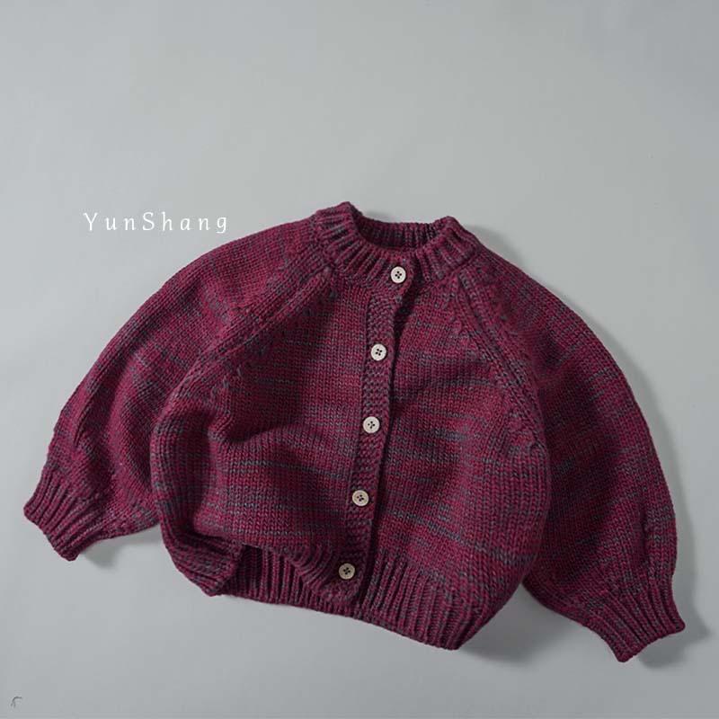 ・対象: 男女兼用・スタイル: 韓国風・対象年齢: 中小キッズ(3～8歳、100～140cm)・シーズン: 秋冬・糸の太さ: 太め・厚さ: 普通・袖丈: 長袖・留め具: シングルブレスト・柄: 無地・要素: カーディガン・生地名: アイスランドウール・主な生地の組成: 綿50%・安全レベル: B・ネックライン: ラウンドネック・フード: なし・カラー: ワインレッド、大人・対応身長: 80cm、90cm、100cm、110cm、120cm、130cm、150cm、160cm・フロント: シングルブレスト・製品カテゴリ: 子供用セーター