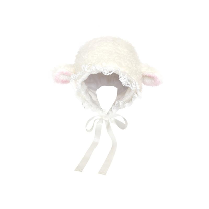 帽子 レディース 秋冬 小羊 かわいい ボア ロシア帽 防寒 暖かい くま耳 キャップ