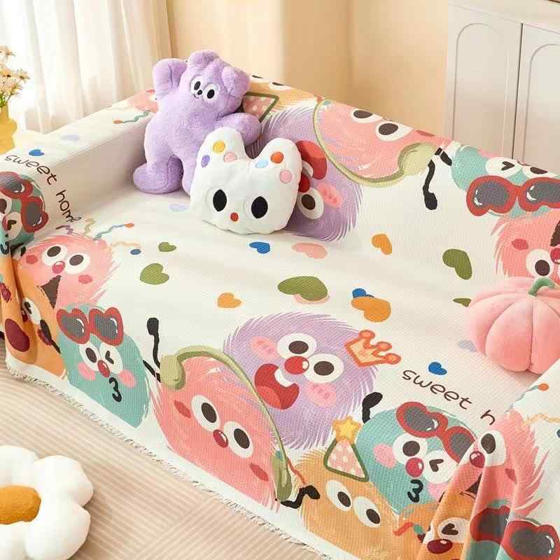 Sofa Covers - ソファカバー かわいい 防塵 雪尼ール 替えカバー マルチカバー ソファ保護 イージーカバー 1人掛け 2人掛け 3人掛け 4人掛け 春夏 秋冬