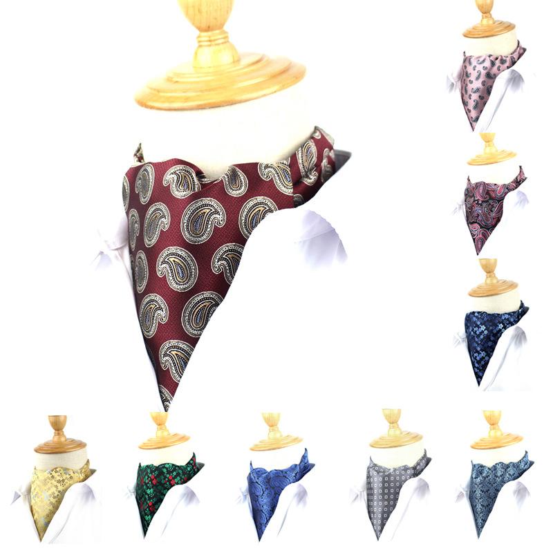 メンズ スカーフ バンダナ柄 ペイズリー柄 ポリエステル ビジネス カジュアル