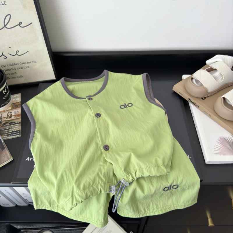 キッズ タンクトップ ショートパンツ 上下2点セット 薄手 夏服 男の子 女の子 幼児 スポーツウェア 普..