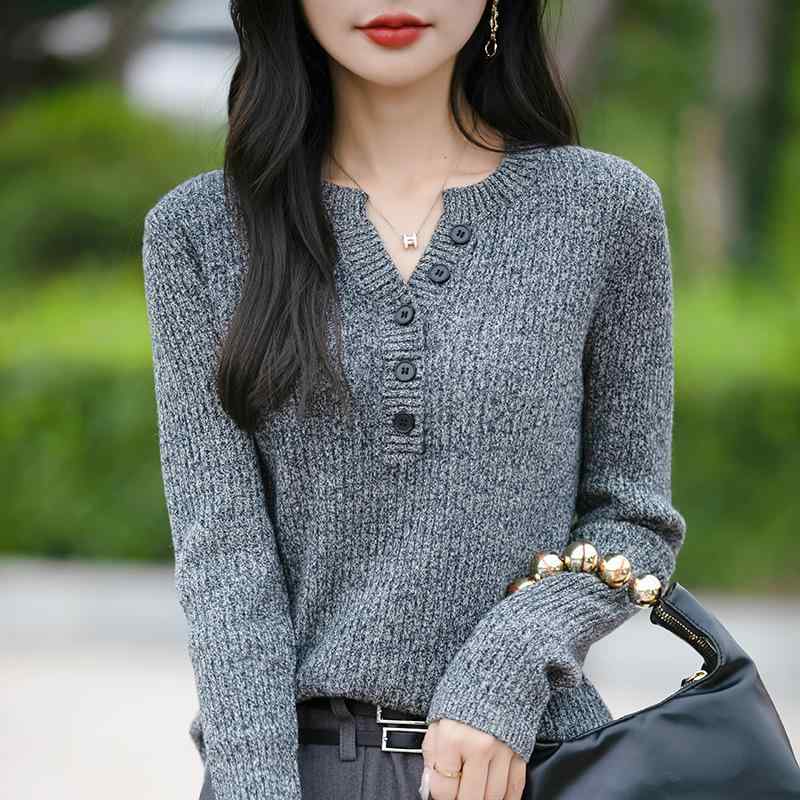 ニット レディース セーター 秋冬 ハーフネック プルオーバー ゆったり 体型カバー チュニック トップス 韓国ファッション 普段使い リラックス かわいい おしゃれ 着痩せ カジュアル 無地 長袖