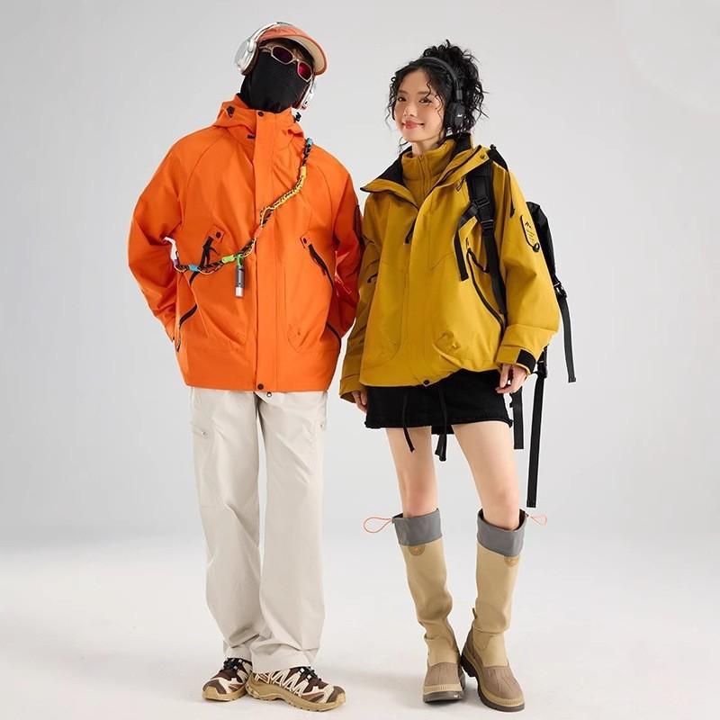マウンテンパーカー レディース メンズ 防風 防水 アウター ジャケット 秋冬 春 スキー 登山 釣り ウェア アウトドア 撥水 3way 取り外..