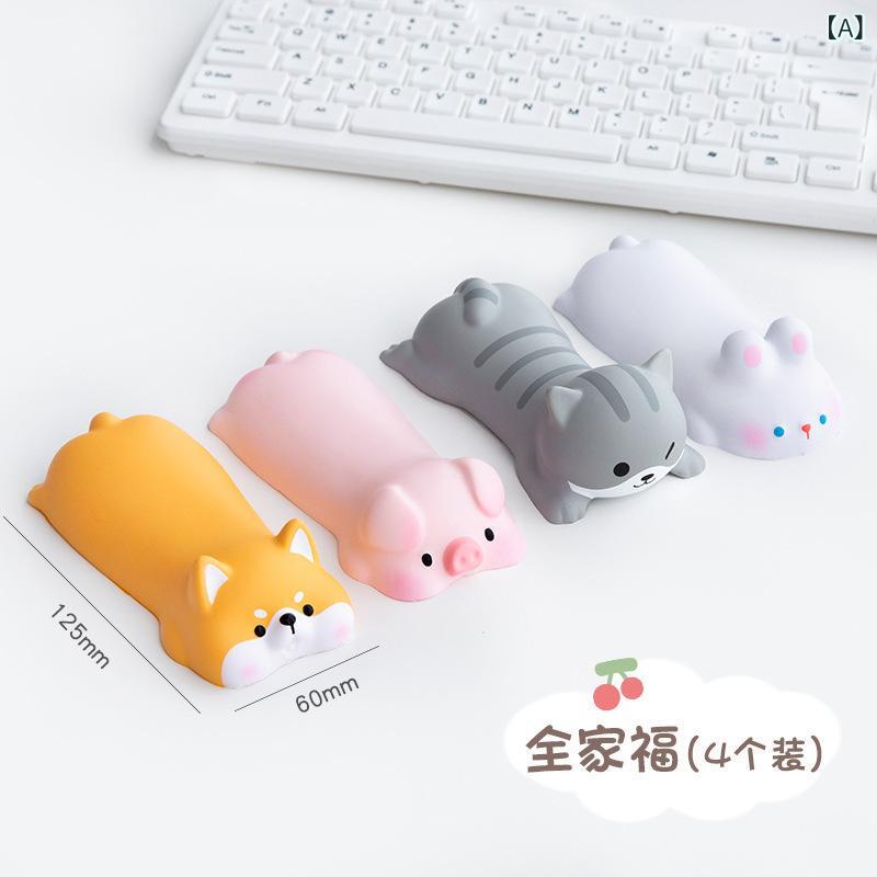 マウスパッド レディース 疲労軽減 リストレスト かわいい アニマル デスク ワーク 手首サポート 肉球 ..