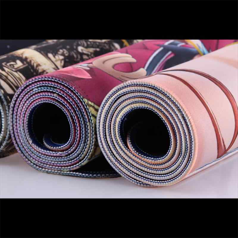 デスクマット 超大判 滑り止め 防水 オフィス用 パソコン マウスパッド 風景柄 布製 ラバー製