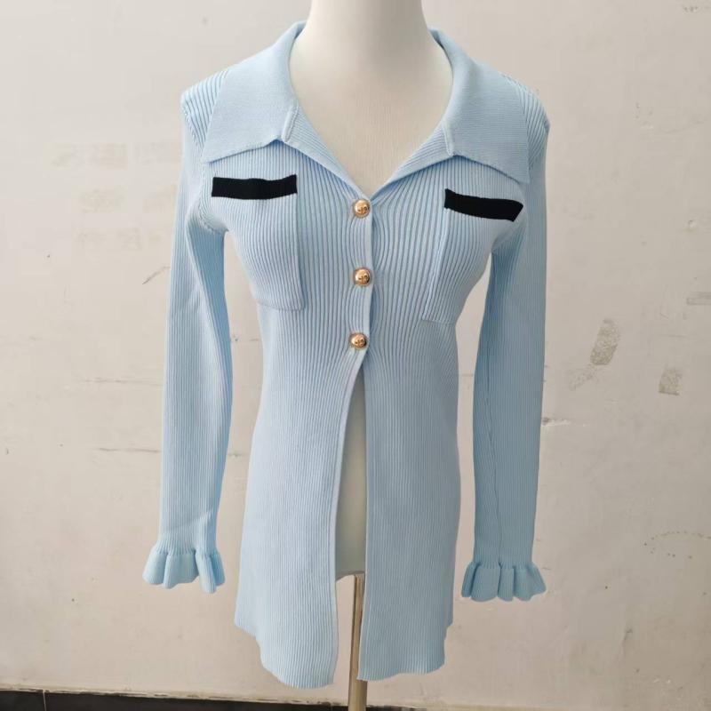 ・柄: 無地・組み合わせ: 単品・フィット: スリム・袖: フレアスリーブ・ネックライン: ポロネック・袖丈: 長袖・加工: ニット・色: 画像色・サイズ: S, M, L, XL・スタイル: エレガント, 通勤・前立て: シングルブレスト・スタイル: アーバン