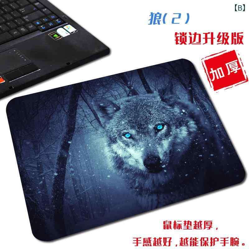 マウスパッド レディース 布製 アニマル柄 オオカミ ウサギ 馬 かわいい 滑り止め デスクマット オフィス テレワーク 在宅ワーク