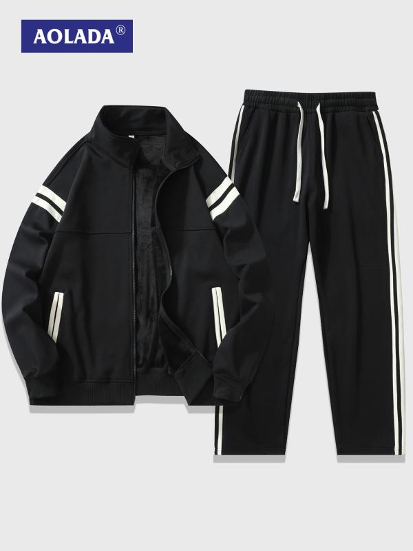 スウェット メンズ スポーツウェア カジュアル 上下セット 春秋 セットアップ 運動着 部屋着 長袖 ズボン ポリエステル ブラック グレー