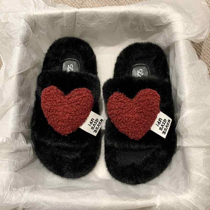 スリッパ レディース 厚底 秋冬 桃色 ベルベット ルームシューズ ラウンドトゥ 室内履き 韓国版 ホワイト ベージュ ブラック