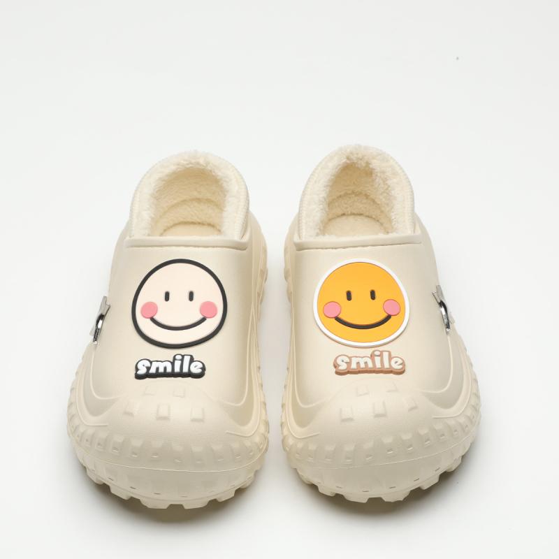 ルームシューズ レディース メンズ 厚底 スリッパ 男女兼用 室内履き ラウンドトゥ EVA製 暖かい 防寒 滑り止め 防水 カートゥーン柄 かわいい 秋冬