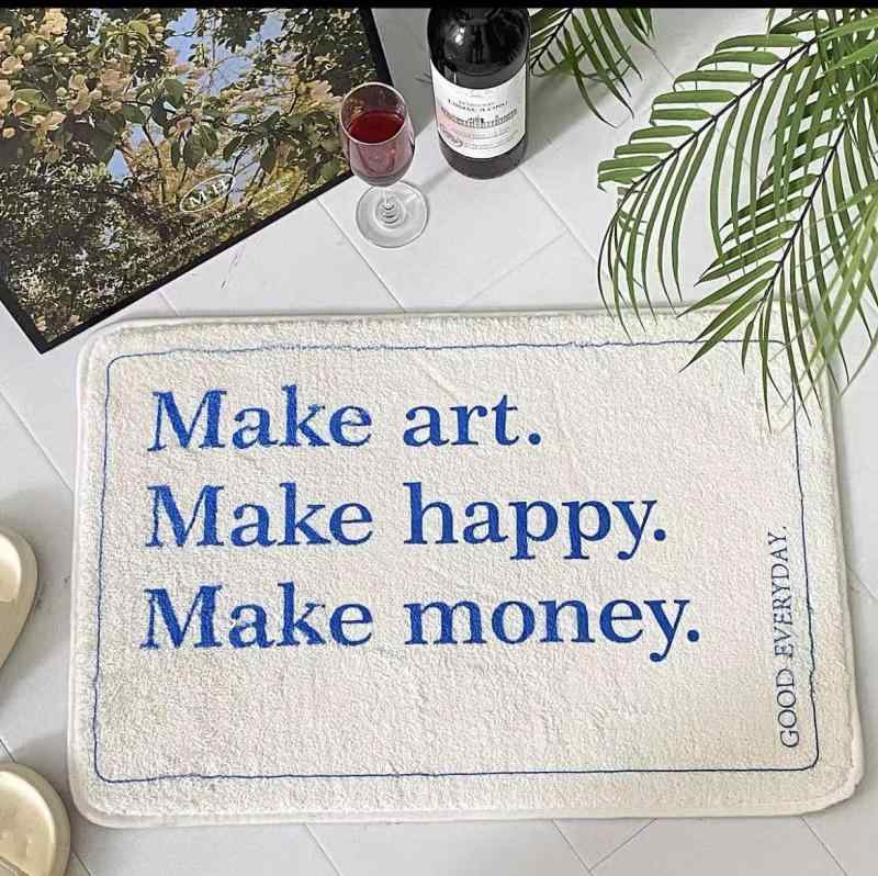 マット 玄関マット バスマット 浴室マット 40*60cm 50*80cm 60*90cm 80*120cm ポリエステル 韓国風 シンプル 滑り止め付き 吸水 洗える かわいい スクエア 格子柄 ピンク系 イエロー系 グリーン系