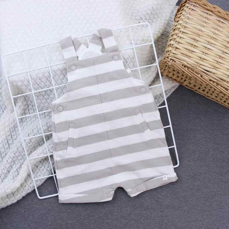 ベビー 背带裤 春秋 A类 コットン 短パン かぼちゃパンツ ブルマ 中性 男女兼用 幼児 花柄 ストライプ柄 ベージュ系 ブルー系