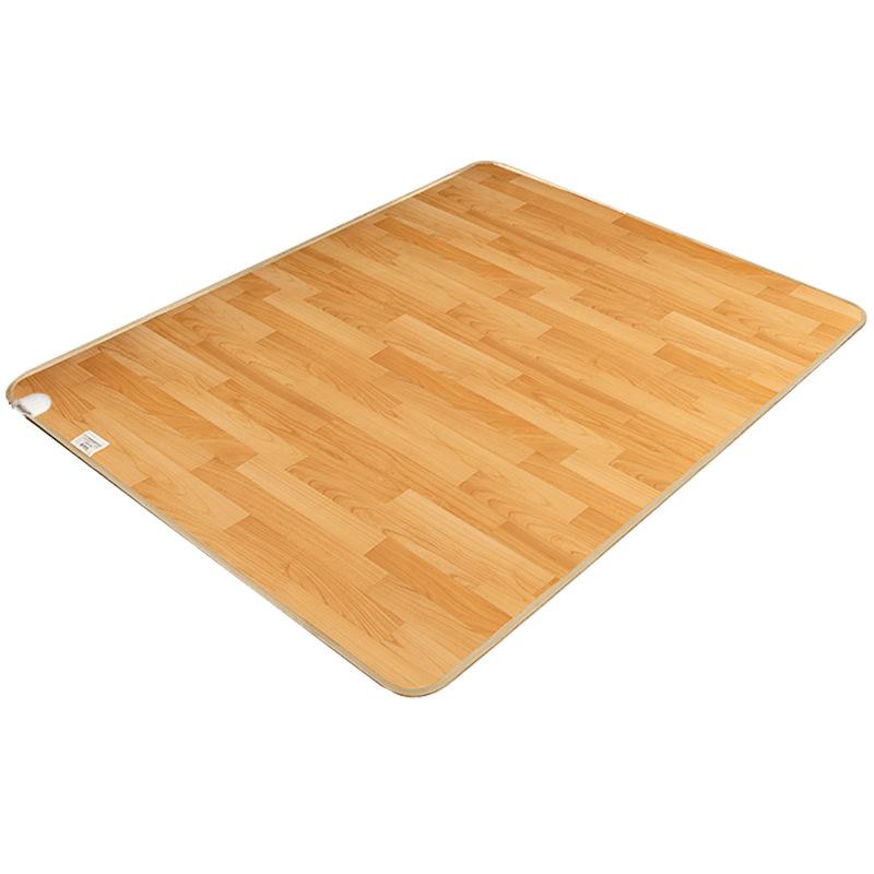 ホットカーペット ヨガマット 暖房マット 木目調 フローリング 電気カーペット 遠赤外線 暖房器具 リビング 寝室 無垢フローリング