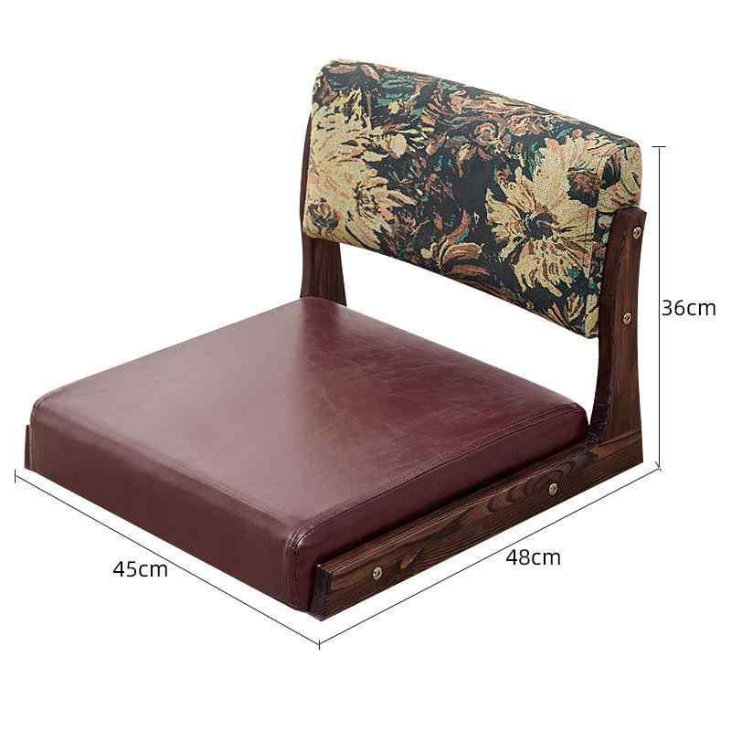 座椅子 畳 和室 椅子 ベッド 寮 部屋 リクライニング チェア フロアチェア 背もたれ クッション ローソファ 1人掛け 1P 一人用 おしゃれ かわいい レザー 麻布 深灰 緑 ブラウン 実木