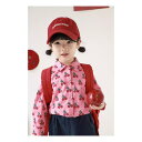 子供服 パンツセット かわいい 満印 チェリー柄 シャツ 長ズボン 上下セット 春秋 綿100% 80cm 90cm 100cm 110cm 120cm 130...