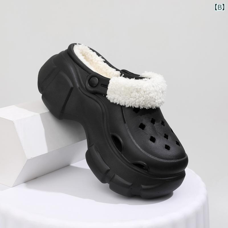 サンダル レディース 厚底 EVA 秋冬 あったか スリッパ ルームシューズ 女性用 7cm 増高 防滑 耐摩耗 ホワイト ブラック 36/37 38/39 40/41