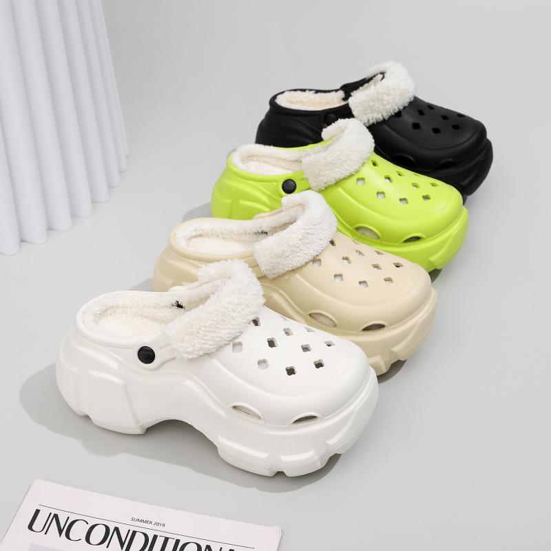 サンダル レディース 厚底 EVA 秋冬 あったか スリッパ ルームシューズ 女性用 7cm 増高 防滑 耐摩耗 ..