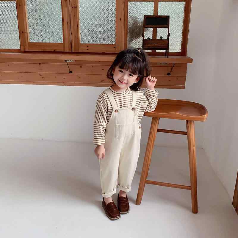 キッズ ベビー デニム オーバーオール パンツ 春秋 男女兼用 子供 長ズボン 柔らかい かわいい おしゃ..