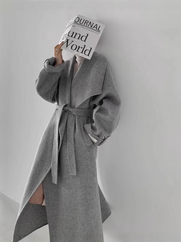 ポンチョ レディース ケープ ウール コート 秋冬 ロング丈 リバー仕立て ガウンコート ショール 2way ..