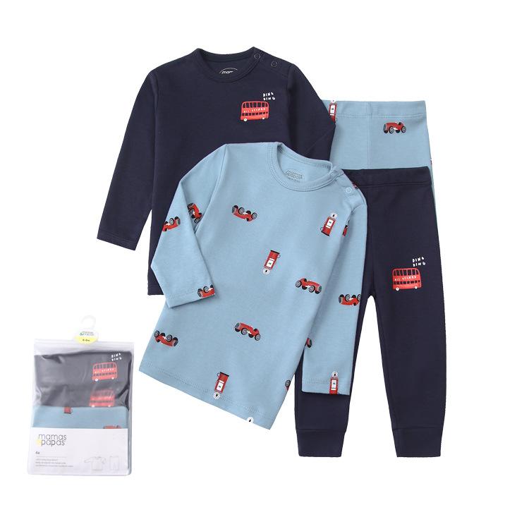 子供用セットアップ 長袖トップス 長ズボン 4点セット ベビー服 幼児 上下セット ...