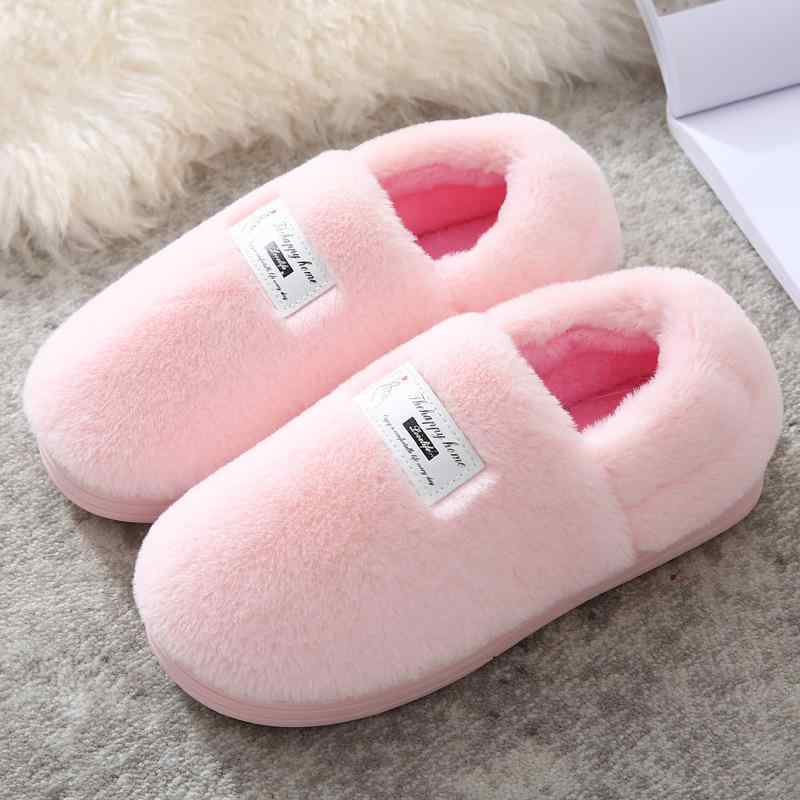 ルームシューズ 厚底 もこもこ スリッパ カップル レディース メンズ 暖か 秋冬 防寒 ラウンドトゥ ラバーソール 部屋履き ベランダ 緑 黒 グレー ピンク