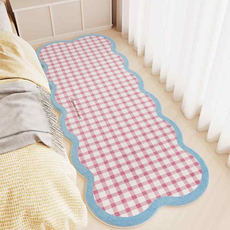 ラグ マット レディース 韓国風 かわいい 仿羊绒 寝室 ベッドサイド 少女 部屋 厚手 滑り止め 耐久性 汚れにくい