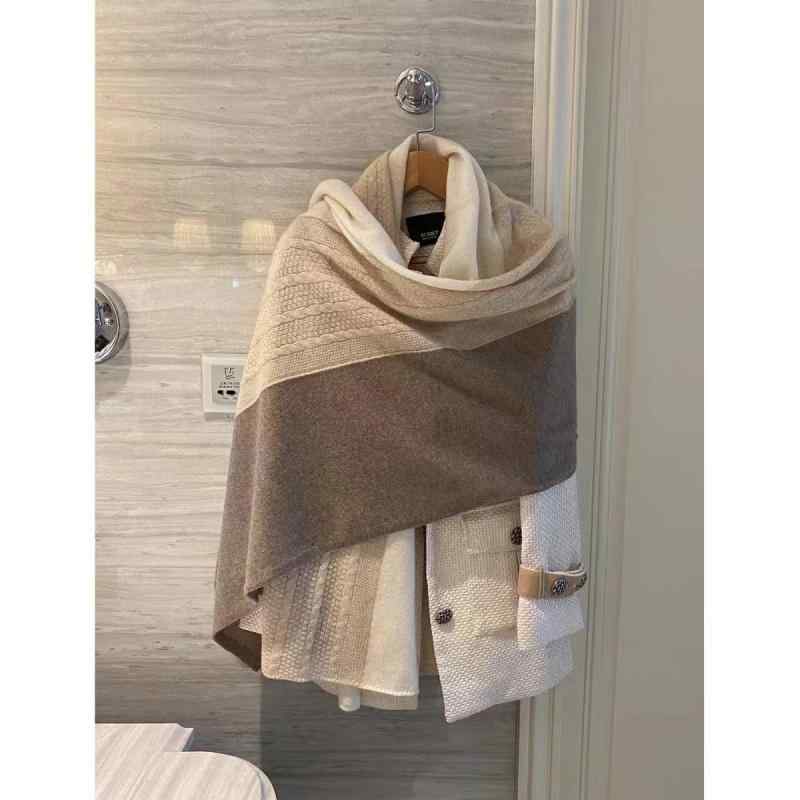 マフラー ショール レディース オーストラリア産ウール 100% 大判 秋冬 防寒 保温 三色 民族風