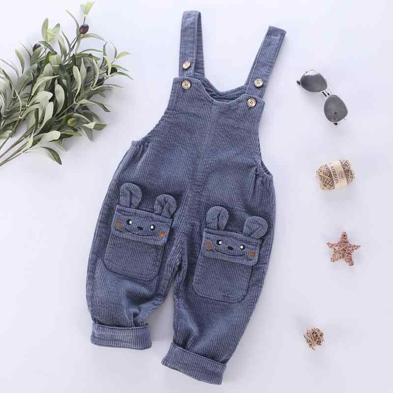 サロペット キッズ 子供用 ベビー 男女兼用 コーデュロイ ロングパンツ 春秋 かわいい 70 80 90 100 高..