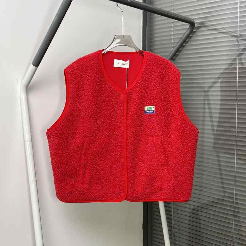 ベスト レディース 春夏 レトロ 配色 7色 ポリエステル 丸首 カジュアル かわいい 普段使い 韓国風 日韓スタイル