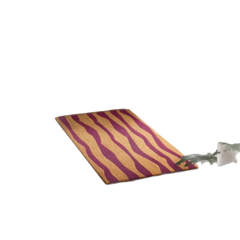 玄関マット 韓国風 PVC 耐 грязевая 防滑 カット可能 水洗い 無地 幾何学模様 ブルー レインボー ブラック レッド グリーン パープル