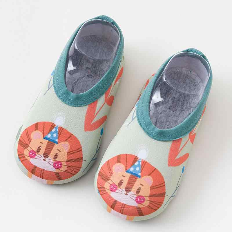 靴下 キッズ ベビー 春夏 滑り止め付き ルームシューズ ソックス 柔らかい 赤ちゃん 子供 薄手 通気性 吸汗 防臭 かわいい カートゥーン柄 ブルー ペンギン ライオン ウサギ ハリネズミ 子ブタ アザラシ Sサイズ Mサイズ Lサイズ XLサイズ