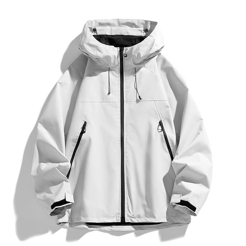 マウンテンパーカー 男女兼用 撥水 防風 アウター ジャケット 登山ウェア アウトドアウェア スポーツウェア ペア 秋冬 秋 冬 灰色 黒 黄色 ピンク 深灰色 ポリエステル