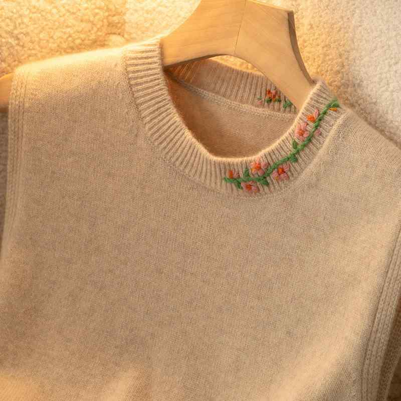 ニットベスト レディース 丸首 ファッション 暖かい ウール混紡 ノースリーブ セーター ベスト 秋冬 おしゃれ かわいい ゆったり アイ..