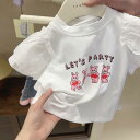 子供用パンツセット 女児 夏物 韓国風 子供服 半袖トップス デニムショートパンツ 上下セット かわいい おしゃれ 普段着 ベビー 幼児 白Tシャツ 80 90...