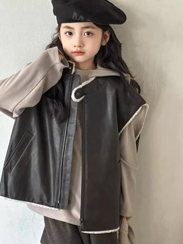 子供用ベスト 秋冬 中綿入り 両面着用 ノースリーブ ジャケット アウター 女の子 普段使い 防寒 110cm 120cm 130cm 140cm 150cm 160cm