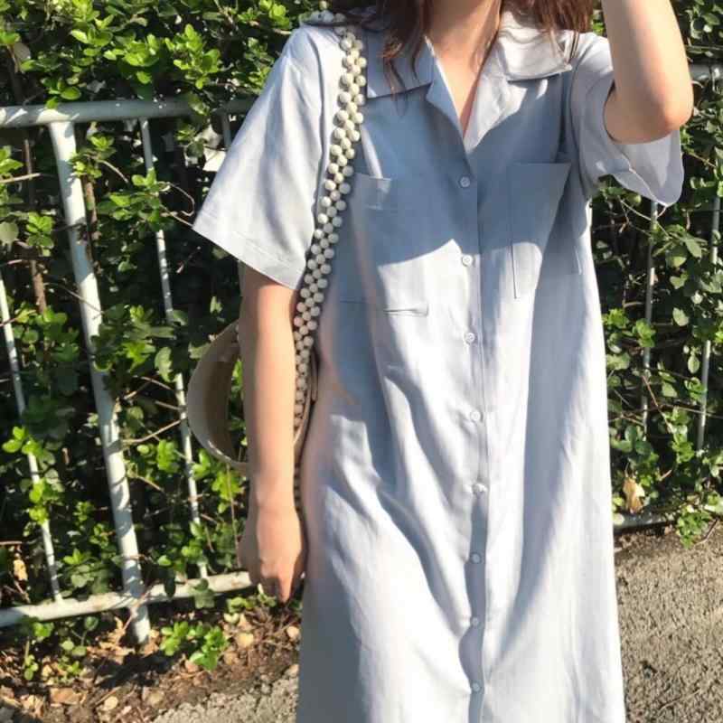 ワンピース レディース 高腰 長袖 長丈 傘スカート 西装領 泡泡袖 単排多扣 純色 気質 優雅 通勤風 ジャージー素材 ポリエステル ニット ブラック イエロー ブルー オフィス フォーマル 日常使い