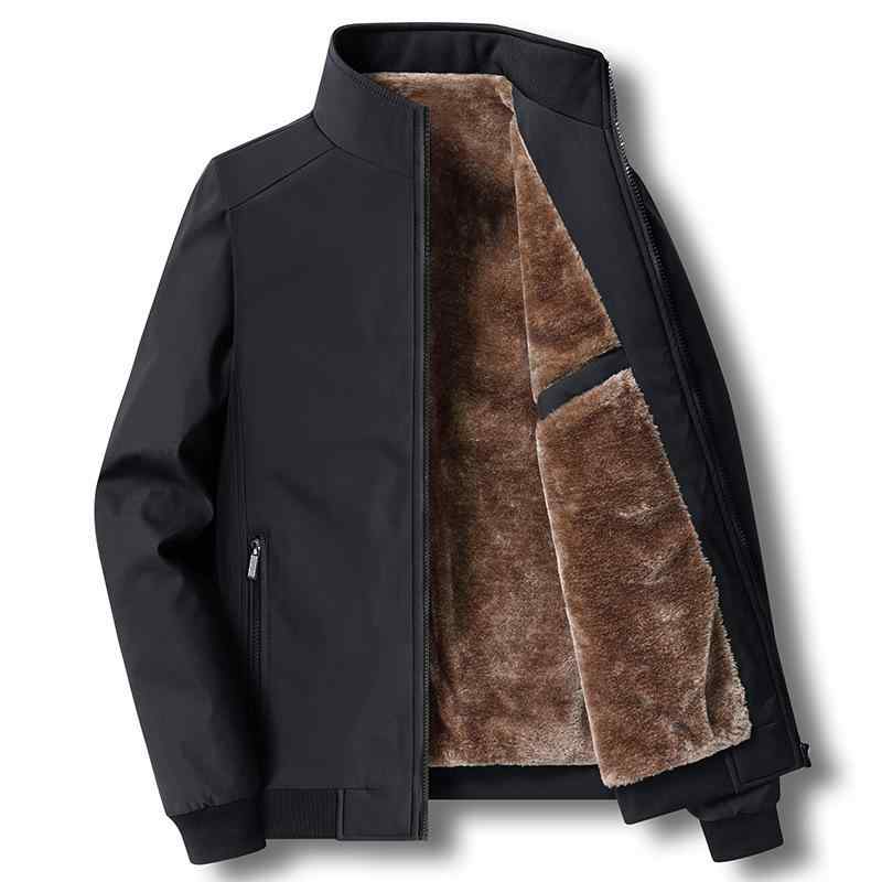 ジャケット メンズ 男性用 冬用 裏起毛 裏ボア 厚手 あったか 暖かい 防寒 紳士服 シニア ビジネス カジュアル ゆったり 大きめサイズ グレー 黒 紺色 shadowtail-10525455 シャドーテール サンプル画像2