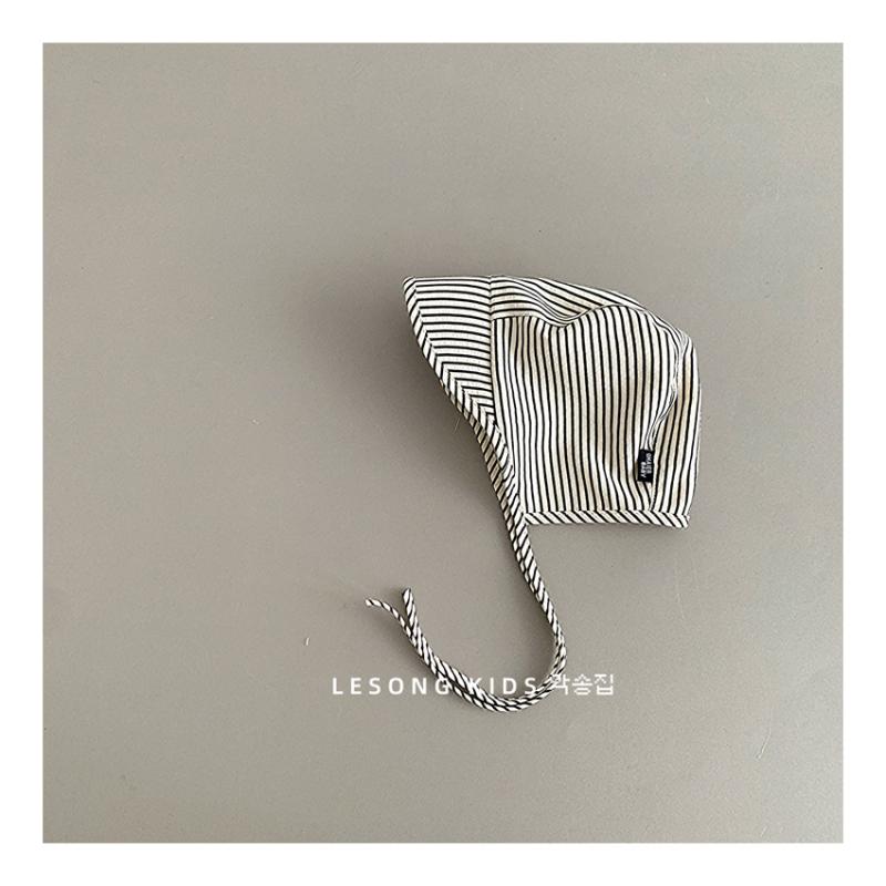 ベビー帽子 春秋 新生児 男の子 防寒 防風 ボーダー柄 包頭帽子 かわいい 0歳 1歳 2歳