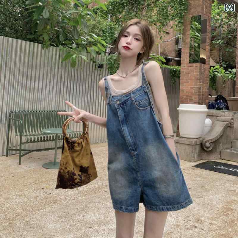 レディース デニム ショートパンツ 高腰 ビンテージ風 デニム 綿素材 微弾性 ゆったり ワイドレッグ 気質 通勤風 普段使い 夏 オールシーズン 軽量 伸縮性 基本款 免烫処理 2