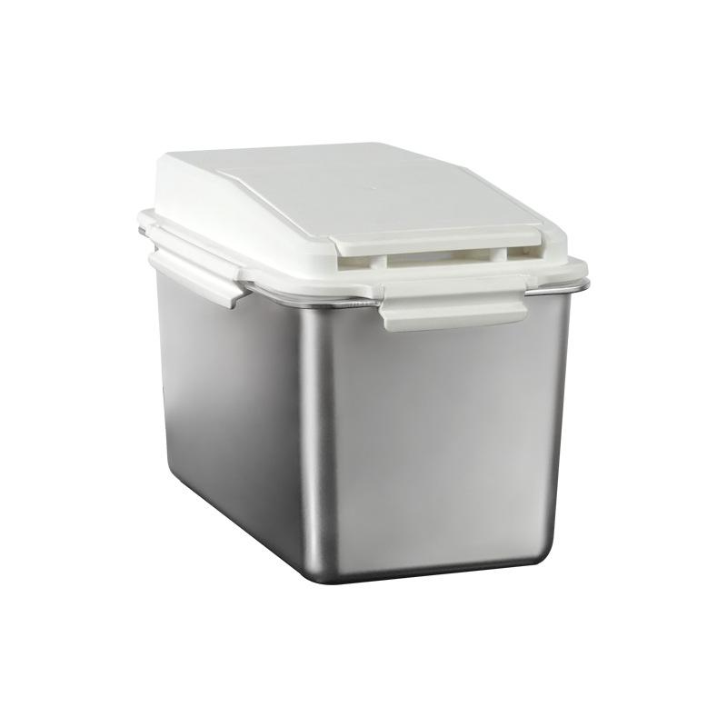 米びつ 304ステンレス 大容量 厚手 米櫃 5kg 10kg 防虫 防湿 ドッグフード キャットフード ストッカー