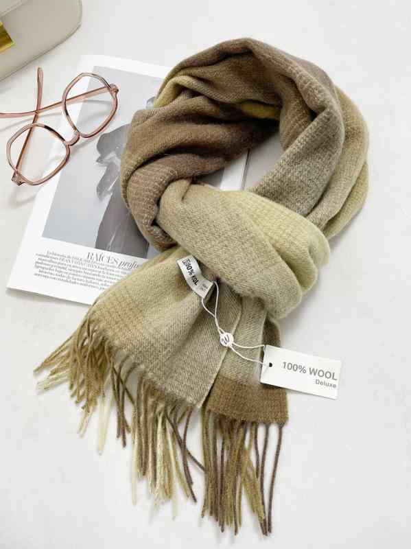 マフラー レディース 大判 秋冬 オーストラリア産ウール 格子柄 ショール 厚手 暖かい 学生 韓国風 かわいい ガーリー フェミニン アイボリー ピンク系