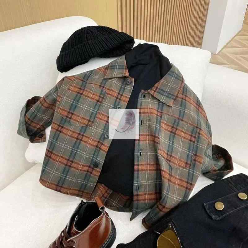 キッズ 男の子 デニム サロペット セットアップ 長袖シャツ 上下セット 春秋 幼児 2点セット ボーイズ チェック柄 トップス ボトムス 子供服 かわいい