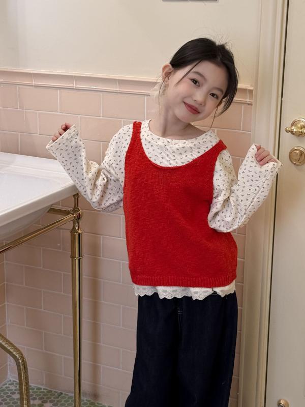 ・商品カテゴリ: 子供用ニット・対象: 女児・スタイル: 韓国風・対象年齢: 8歳以上(身長140cm以上)・袖丈: 長袖・柄: 無地・実物写真: モデル着用・要素: ボヘミアン・主な生地: 綿100%・安全レベル: B・ネックライン: ラウンドネック・フード: なし・カラー: 赤、緑・対応身長: 100cm、110cm、120cm、130cm、140cm、150cm、160cm・毛糸の太さ: 普通・厚さ: 普通